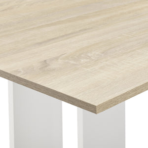 Table à Manger de Forme Carrée Table Design pour Salle à Manger Cuisine Salon Panneau de Particules Mélaminé 65 x 65 x 78 cm [en.casa]