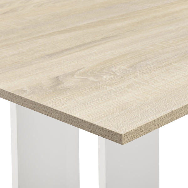 Table à Manger de Forme Carrée Table Design pour Salle à Manger Cuisine Salon Panneau de Particules Mélaminé 65 x 65 x 78 cm [en.casa]