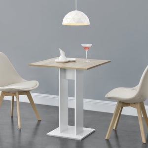 Table à Manger de Forme Carrée Table Design pour Salle à Manger Cuisine Salon Panneau de Particules Mélaminé 65 x 65 x 78 cm [en.casa]